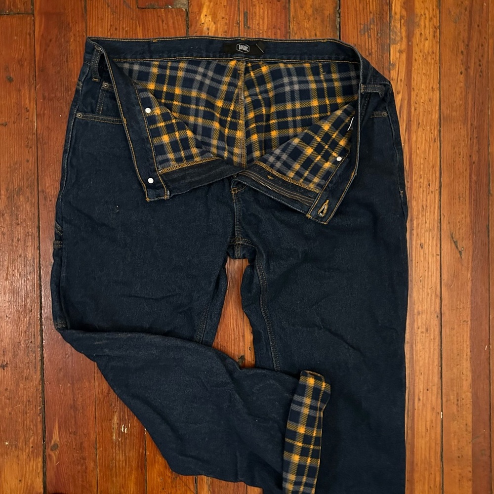Fleece Lined Men’s Work Pants Berkeley Jensen size 38x32